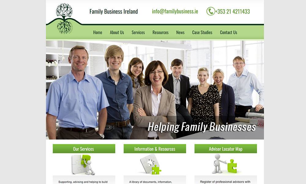 family business website